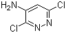 3,6-二氯哒嗪-4-胺分子结构 (CAS 823-58-5)