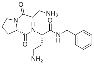 (2S)-β-丙氨酰-L-脯氨酰-2,4-二氨基-N-(苯基甲基)-丁酰胺分子结构 (CAS 823202-98-8)