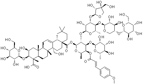 Onjisaponin A molecular structure (CAS 82410-33-1)