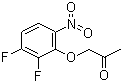 2-Acetonyloxy-3,4-difluoro nitrobenzene molecular structure (CAS 82419-32-7)