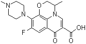 Ofloxacin molecular structure (CAS 82419-36-1)