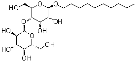 1-O-Decyl-beta-D-maltoside molecular structure (CAS 82494-09-5)