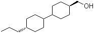 structure of CAS# 82562-85-4, (trans,trans)-4'-Propyl-[1,1'-bicyclohexyl]-4-methanol