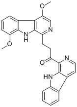 含苦木西碱 A分子结构 (CAS 82652-20-8)