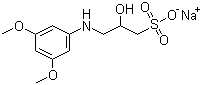 N-(2-Hydroxy-3-sulfopropyl)-3,5-dimethoxyaniline sodium salt molecular structure (CAS 82692-88-4)