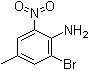2-Bromo-4-methyl-6-nitroaniline molecular structure (CAS 827-24-7)