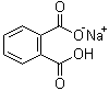 邻苯二甲酸氢钠分子结构 (CAS 827-27-0)