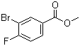 Methyl 3-bromo-4-fluorobenzoate molecular structure (CAS 82702-31-6)