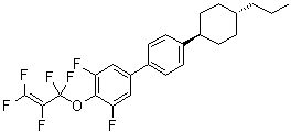 3,5-Difluoro-4-[(1,1,2,3,3-pentafluoro-2-propenyl)oxy]-4'-(trans-4-propylcyclohexyl)-1,1'-biphenyl molecular structure (CAS 827320-49-0)