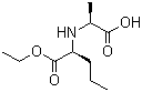 structure of CAS# 82834-12-6, N-[(S)-1-Carbethoxy-1-butyl]-(S)-alanine;(2S)-2-(((S)-1-(ethoxycarbonyl)butyl)amino)propanoic acid