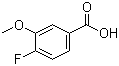 structure of CAS# 82846-18-2, 4-Fluoro-3-methoxybenzoic acid