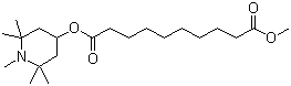 Methyl 1,2,2,6,6-pentamethyl-4-piperidyl sebacate molecular structure (CAS 82919-37-7)