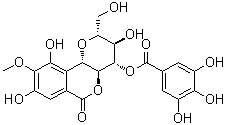 4-O-Galloylbergenin molecular structure (CAS 82958-45-0)
