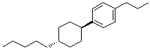 结构式 CAS# 82991-48-8, 反式-1-(对丙基苯基)-4-戊基环己烷