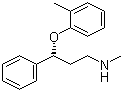 结构式 CAS# 83015-26-3, 托莫西汀; (R)-N-甲基-3-(2-甲基苯氧基)苯丙胺