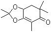 7,7a-二氢-2,2,4,6,6-五甲基-1,3-苯并二恶茂-5(6H)-酮分子结构 (CAS 83020-74-0)