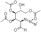 3,4,6-O-三乙酰基-2-脱氧-2-叠氮-D-半乳糖分子结构 (CAS 83025-10-9)