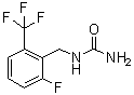 N-[2-Fluoro-6-(trifluoromethyl)benzyl]urea molecular structure (CAS 830346-46-8)