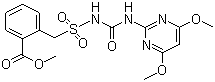苄嘧磺隆分子结构 (CAS 83055-99-6)