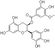 表没食子儿茶素 3-O-(3-O-甲基)没食子酸酯分子结构 (CAS 83104-87-4)