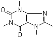 1,3,7,8-四甲基黄嘌呤分子结构 (CAS 832-66-6)