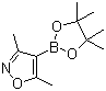 3,5-Dimethylisoxazole-4-boronic acid pinacol ester molecular structure (CAS 832114-00-8)