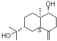 (2R,4aR,5R,8aS)-Decahydro-5-hydroxy-alpha,alpha,4a-trimethyl-8-methylene-2-naphthalenemethanol molecular structure (CAS 83217-89-4)