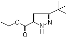结构式 CAS# 83405-70-3, 5-(叔丁基)-2H-吡唑-3-甲酸乙酯