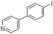 4-(4-Iodophenyl)pyridine molecular structure (CAS 83420-59-1)