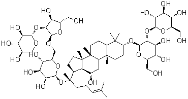 Ginsenoside Ra2 molecular structure (CAS 83459-42-1)