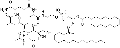 Mifamurtide molecular structure (CAS 83461-56-7)