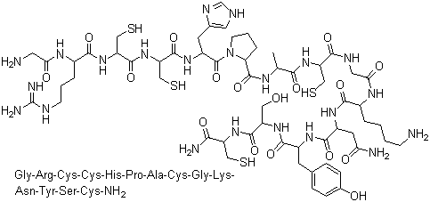 Conotoxin M I (reduced) molecular structure (CAS 83481-45-2)