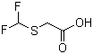 Difluoromethylthioacetic acid molecular structure (CAS 83494-32-0)