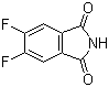 结构式 CAS# 83684-73-5, 5,6-二氟-1H-异吲哚-1,3(2H)-二酮
