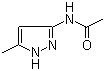 结构式 CAS# 83725-05-7, 3-乙酰氨基-5-甲基吡唑
