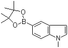 1-Methylindole-5-boronic acid pinacol ester molecular structure (CAS 837392-62-8)