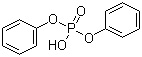 structure of CAS# 838-85-7, Diphenyl phosphate;Diphenyl hydrogen phosphate