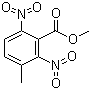 3-甲基-2,6-二硝基苯甲酸甲酯分子结构 (CAS 83807-18-5)