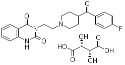 酒石酸酮色林分子结构 (CAS 83846-83-7)