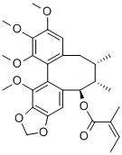 Angeloylisogomisin O molecular structure (CAS 83864-70-4)