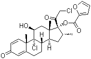 Mometasone furoate molecular structure (CAS 83919-23-7)