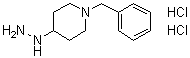 结构式 CAS# 83949-42-2, 1-苄基-4-(肼基)哌啶二盐酸盐