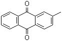 structure of CAS# 84-54-8, 2-Methyl anthraquinone;Methylanthraquinone; Tectoquinone; 2-Methyl-9,10-anthracenedione