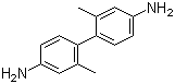 4,4'-二氨基-2,2'-二甲基-1,1'-联苯分子结构 (CAS 84-67-3)