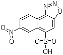 7-硝基萘并[1,2-d][1,2,3]恶二唑-5-磺酸分子结构 (CAS 84-91-3)