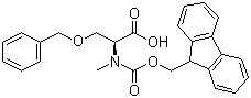 N-Fmoc-N-methyl-O-benzyl-L-serine molecular structure (CAS 84000-14-6)