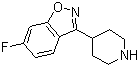 6-Fluoro-3-(4-piperidinyl)-1,2-benzisoxazole molecular structure (CAS 84163-77-9)