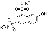 Dipotassium 7-hydroxynaphthalene-1,3-disulphonate molecular structure (CAS 842-18-2)