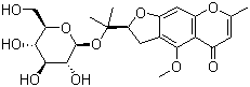 4'-O-beta-D-Glucosyl-5-O-methylvisamminol molecular structure (CAS 84272-85-5)