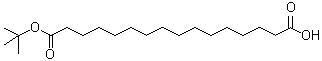 tert-Butyl hydrogen hexadecanedioate molecular structure (CAS 843666-27-3)